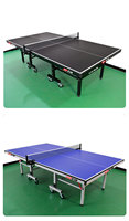 Table de ping-pong pliante mobile d'entraînement d'exercice de divertissement d'intérieur de 12mm