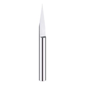 Hợp kim khắc dao 3.175 phẳng-đáy Sharp <span class=keywords><strong>Tungsten</strong></span> thép CNC khắc máy công cụ với kim loại côn - Product Image 1