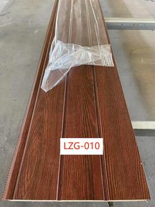 Panneau sandwich isolant en métal à grain de bois, léger, insonorisant, avec âme en PU, écologique, pour revêtement mural extérieur de villa - Product Image 3