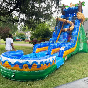 شريحة مياه ، زحليقة برية ، عدة قياسات, زحليقة مائية ماركة (ويلدكات) بطول 25 قدم ، مجموعة كاملة من شرائح المياه الجافة - Product Image 2