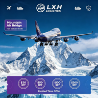 Transitaire FBA professionnel Chine-Royaume-Uni, service logistique aérien DDP