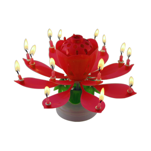 Candele artistiche a forma <span class=keywords><strong>di</strong></span> loto <span class=keywords><strong>di</strong></span> alta qualità a batteria per feste <span class=keywords><strong>di</strong></span> <span class=keywords><strong>compleanno</strong></span> <span class=keywords><strong>musicali</strong></span> candele per <span class=keywords><strong>torte</strong></span> e fuochi d'artificio in cera <span class=keywords><strong>di</strong></span> paraffina - Product Image 5