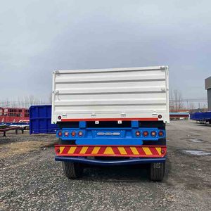 Nouvelle semi-remorque à paroi latérale de 60 tonnes semi-remorque de transport à usage intensif avec porte latérale utilitaire et côté rabattable - Product Image 3