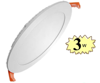 Plafonnier LED Rond Ultra Mince Dimmable 3W 5W 9W 12W 4000K 6000K