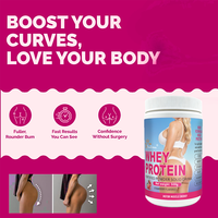 Poudre de Protéine de Lactosérum à la Fraise, Boisson Solide Fortifiée, Riche en Protéines, Soutient la Croissance Musculaire, Complément Nutritionnel pour le Sport et la Fitness