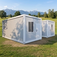 Maison conteneur de luxe extensible 20/40 pieds, ignifuge A1, moderne, modulaire, préfabriquée, prête pour ADU, pour un logement extensible