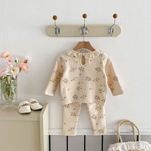 <span class=keywords><strong>Pigiama</strong></span> per bambini vestito in cotone a maniche lunghe abbigliamento per la casa nuovi ragazzi e ragazze stile autunno e inverno due pezzi - Product Image 3