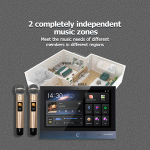 Hệ thống âm thanh karaoke thông minh Wifi màn hình cảm ứng HD 7 inch PW7830K+FCR53, loa khuếch đại đa vùng tích hợp micro - Product Image 5