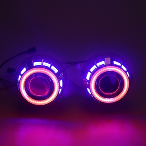 Cql 2.5 "<span class=keywords><strong>HID</strong></span> <span class=keywords><strong>bixenon</strong></span> H1 ống kính máy chiếu H4 H7 H11 ổ cắm vít đôi LED quang thiên thần trắng mắt xe Styling trang bị thêm đèn pha - Product Image 1