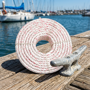 Cuerda de Poliéster Trenzada de Alta Resistencia y Bajo Estiramiento, Resistente a la Intemperie y Anti-UV, Diámetro Personalizable, para Uso Marino - Product Image 1