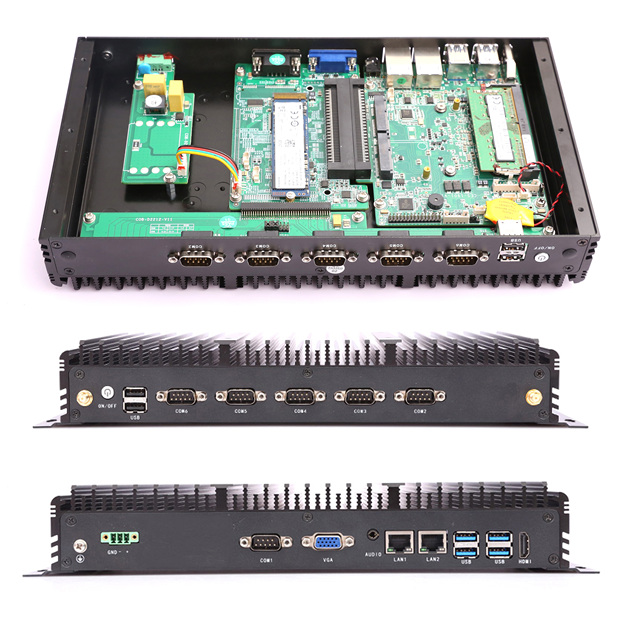 Linux Intel Core Cpu 16 GB Ram Mini Box PC Computer Industrial PC 4 Ethernet Embedded Computer