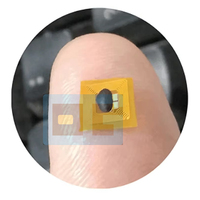 Mini puce NFC 5x5mm, la plus petite, autocollant NFC FPC T5577 EM4305, carte de visite, carte de membre, RFID pour hôtel
