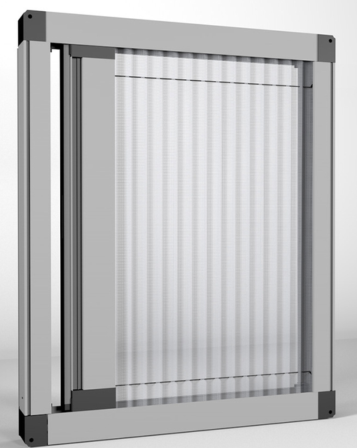 Modern Design Retractable Insect Screens Factory Direct Anti-Mosquitoes Fly Screen Door for Apartment Use Polyester Material