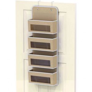 Multifunctional <b>Foldable</b> Door Storage Hanging Bag Cloth Storage Organiser with <b>Shoe</b> <b>Rack</b> for Walk-in Closet & Wardrobe - Product Image 3