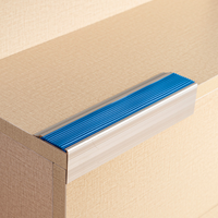 Moderne Aluminiumlegierung & PVC-Streifen Langlebige Sicherheitskantenleiste für Innen-/Außentreppen