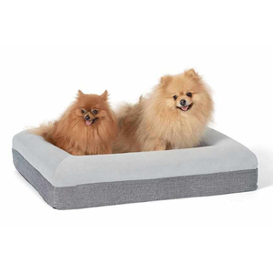 Venta al por mayor cómodo sofá cama ortopédico de espuma para perros tamaño XL para perros grandes gatos fabricado tela con patrón de animales Cuddle <span class=keywords><strong>Sleep</strong></span> - Product Image 2