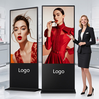 Pantalla Táctil Digital de 43-65 Pulgadas, 4K, con Soporte de Pie, CMS, Android, WiFi, Señalización Digital OEM con Gráficos Animados y Votación