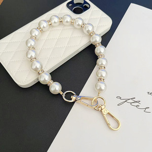 Lanière de téléphone portable de luxe coréenne, bracelet de perles, design personnalisable, logo sur mesure, chaîne de 120-130 cm pour <span class=keywords><strong>iPhone</strong></span> 14/17 Pro Max - Product Image 5