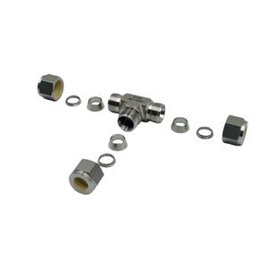Vente directe d'usine, raccord en <span class=keywords><strong>T</strong></span> à trois voies de haute qualité en acier inoxydable SS316 de 12 mm pour les applications pétrochimiques et gazières - Product Image 6