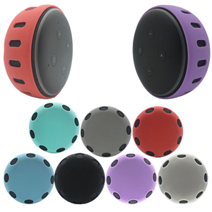 Venta caliente cubierta protectora suave para Amazon <span class=keywords><strong>Echo</strong></span> <span class=keywords><strong>Dot</strong></span> 3 funda protectora de silicona para altavoz - Product Image 6