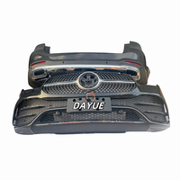 Parachoques de plástico trasero delantero GLE 167 2020-2023 con kit de rejilla Kit de parachoques ensamblado de segunda mano para GLE167 GLE450 GLE350