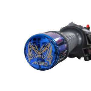 For Baphomet Stainless Steel Colorful for KYMCO AK550 Motorcycle <b>Handlebar</b> Grip Bar End Plug - Product Image 6