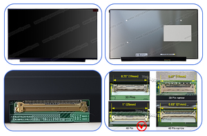 XRISS ขายดี จอ LCD แล็ปท็อป BOE รุ่นใหม่ ขนาด 17.3 นิ้ว 40 พิน NE173QHM-NY1 NV173FHM-N41 N173HCE-G33 พร้อม CE HORS สำหรับเปลี่ยน - Product Image 4