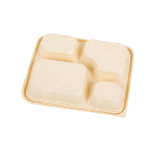 Kotak Pizza & <span class=keywords><strong>Burger</strong></span> Sekali Pakai dari Ampas Tebu, Dapat Didaur Ulang, Biodegradable, Tahan Air, Anti Minyak, Cocok untuk Salad & Hamburger - Product Image 6