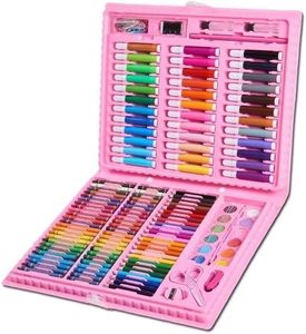 ชุดดินสอวาดเขียนสำหรับเด็กแบบพกพา 150 สี สำหรับนักเรียนและศิลปินมืออาชีพ - Product Image 1