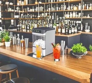 Wice tự động 17kg mỗi ngày Máy Làm Đá <span class=keywords><strong>Nugget</strong></span> để sử dụng thương mại Chewable Crunchy <span class=keywords><strong>Ice</strong></span> fabrica de hielo - Product Image 4