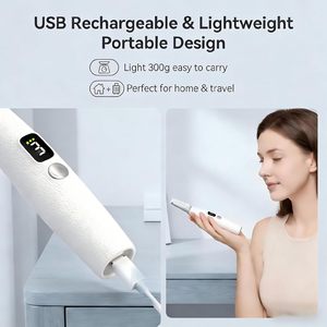 Women Electric Facial Shaver Washable Hair Remover with Detachable Heads for Face and Body - Product Image 5
