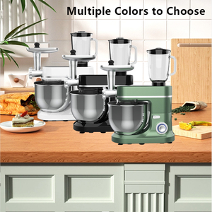 Mélangeurs <span class=keywords><strong>de</strong></span> nourriture multifonctionnels pour <span class=keywords><strong>cuisine</strong></span> domestique 1600W 8L Mélangeur sur socle électrique pour presser, broyer la viande, mélanger 3 en 1 Mélangeur à gâteaux - Product Image 6