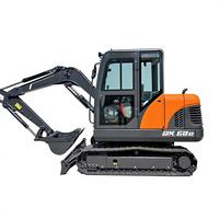 Excavator Hidrolik DX60D Terlaris dengan Mesin & Pompa, Harga Pabrik, Ready Stock