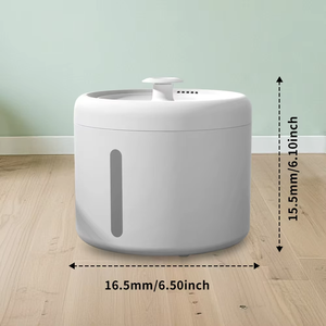 Distributeur d'<span class=keywords><strong>eau</strong></span> automatique moderne en plastique pour animaux de compagnie, petite taille, capacité 2L, à brancher, anti-brûlure à sec et circulation d'<span class=keywords><strong>eau</strong></span> pour chats - Product Image 3