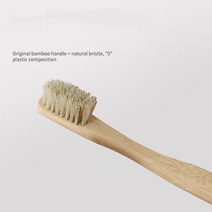 <span class=keywords><strong>Cepillo</strong></span> de Dientes Ecológico 100% Libre de Plástico, Compostable, Natural, Biodegradable, con Cerdas de Jabalí, Crines de Caballo y Bambú - Product Image 4