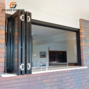 Portes et fenêtres pliantes à double vitrage en alliage d'aluminium de haute qualité GS - Product Image 3