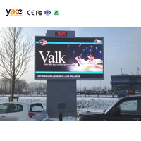 Yake Led Tabela P5 P6 P8 P10 Dış Mekan Led Sokak Tam Renkli Led Ekran Ticari Dijital HD Reklam Panosu LED Duvar