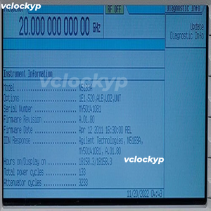 เครื่องกำเนิดสัญญาณอนาล็อก HP/Keysight N5183A 100 kHz-20 GHz MXG รุ่น 520/1E1/ALB/U0wbr2/UN - Product Image 6