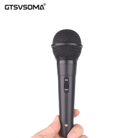 Microphone Karaoké Portable Professionnel GTSVSOMA G9 avec Câble Dynamique et Fonction Anti-Bruit pour Chant en Extérieur