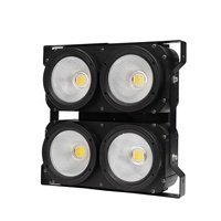 Projecteur de scène à LED COB 400W à quatre yeux pour public, effet stroboscopique