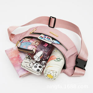 Bolso de Cintura para Mujer Savion, Color Rosa, Resistente al Agua, con Cierre de Cremallera Multicapa, para Uso Diario, Primavera 2025 - Product Image 3