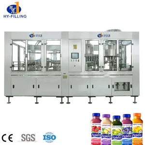 Complete Fully Automatic fresh Fruit Juice Processing Line / Drink Production Line / Juice Filling Machine
