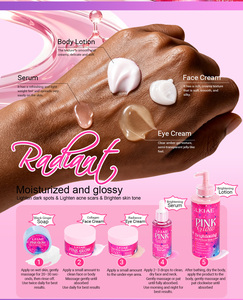 Conjunto de Cuidados com a Pele Clareadora Personalizada com Logo, Ácido Hialurônico, Niacinamida, Alívio para Pele Seca, Removedor de Manchas Escuras, Loção Corporal Iluminadora - Product Image 5