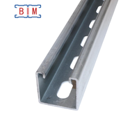 Profilé en C en acier au carbone 41x52, norme ASTM, 6m/taille personnalisée, pour montage solaire robuste avec service de découpe