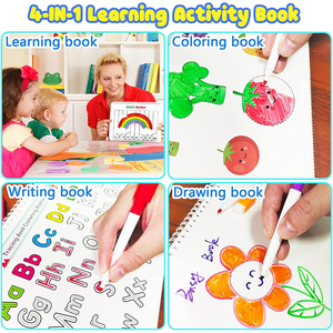 Attività di apprendimento prescolare libro occupato per bambini libro di apprendimento educativo personalizzato per autismo libro tranquillo - Product Image 4