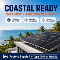 OEN RM-730W-210M/132TB 730W Type N pour panneau solaire monocristallin, 23,5 % d'efficacité élevée, demi-cellules, 132 cellules pour réseau et île