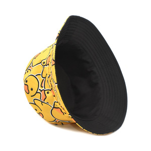 Cappello da Pescatore Reversibile Madeshine con Divertente Paperella Gialla, Stile Hippie Anni '80 e '90, per Uomo e Donna, Protezione Solare per Pesca e Sci - Product Image 2