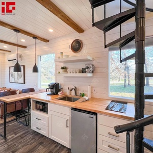 Eco Friendly Woodgrain modulare di lusso due piani <span class=keywords><strong>case</strong></span> minuscole Villa per la <span class=keywords><strong>vendita</strong></span> prefabbricato casa contenitore 2 piani