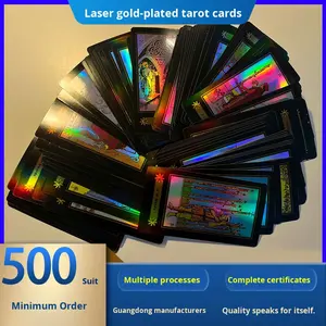 Tarjetas de <span class=keywords><strong>Tarot</strong></span> Personalizadas con Impresión Láser de Fábrica, Estampado Dorado, Caja de Papel a Color - Product Image 3