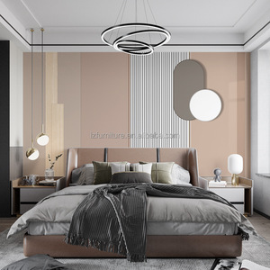 3 Star Hotel Bedroom Furniture Standard <b>Queen</b> <b>Size</b> Fabric Upholstered Hotel <b>Bed</b> <b>Frame</b> for Guest Room - Product Image 1
